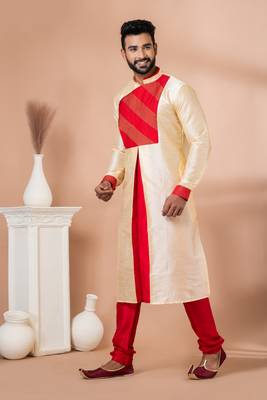 Embroidery Work Kurta Pyjama Set 1