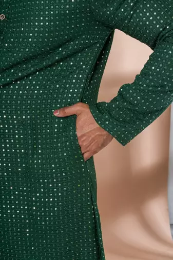 Embroidery Work Kurta Pyjama Set