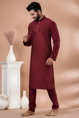 Viscose Kurta Pyjama Set 1
