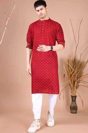 Shiwam ethnix men's kurta with payjama -organic edition