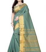Riva Enterprise Women'S Assam Silk With Golden Broad Border Party Wear Saree