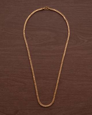 Golden heart chain one gram gold 24" medium length 2