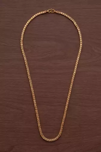 Golden heart chain one gram gold 24" medium length