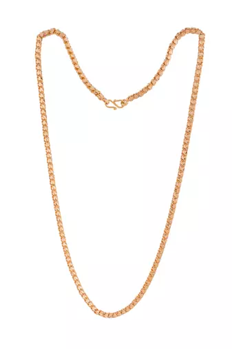 Golden heart chain one gram gold 24" medium length