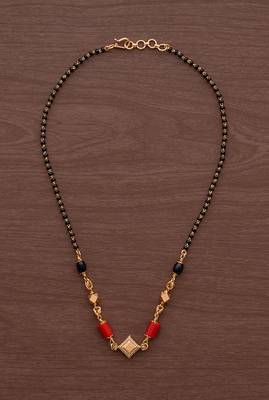 Mangalsutra and daremani combined SHORT one gram gold 2