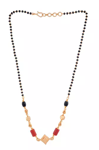 Mangalsutra and daremani combined SHORT one gram gold