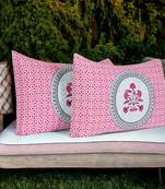 100% Cotton Premium Quality 210 TC Pillow Covers Set (18*28)