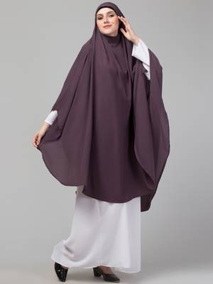 Nazneen Ready to Wear tie at back  with Naqab instant Khimer Prayer hijab For Hajj and Umrah 3