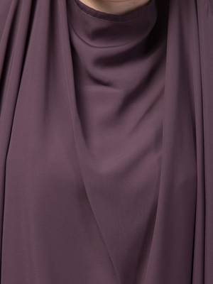 Nazneen Ready to Wear tie at back  with Naqab instant Khimer Prayer hijab For Hajj and Umrah 4