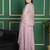 Stylee lifestyle pink net embroidered gown style