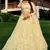 excellent yellow sequins net haldi lehenga set choli with dupatta with dupatta