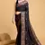 Black Classical Looks Woven Silk Partywear Saree