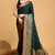 Green Double Zari Woven Ethnic Soft Silk Blend Saree For Party Looks