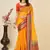 Ethnic Mustard Traditional Kota Doriya c Festive Wear Saree