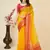 Ethnic Yellow Traditional Kota Doriya c Festive Wear Saree