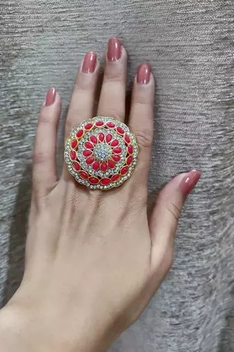 Stone studded ring