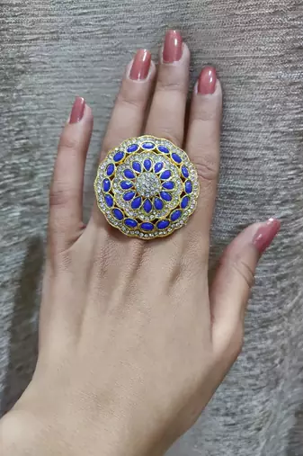 Stone studded ring