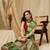 Silk Land Multicolor Digital Print Tusser Soft Silk Blend Saree With Unstitched Blouse Piece