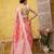 Silk Land Peach Woven Design Cotton Saree With Unstitched Blouse Piece