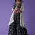 Captivating Blue Sequins Georgette Designer Lehenga Choli