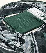 Unstitched crepe salwar suit material printed