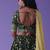 Fabulous Green Sequins Georgette Lehenga Choli With Dupatta