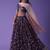 Ravishing Purple Sequins Georgette Reception Wear Lehenga Choli