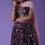 Ravishing Purple Sequins Georgette Reception Wear Lehenga Choli