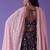 Ravishing Purple Sequins Georgette Reception Wear Lehenga Choli