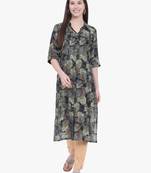 Black printed kurti
