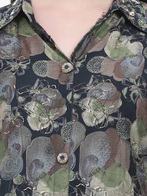 Black printed kurti 2