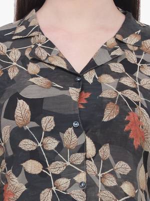 Black printed Kurti 3