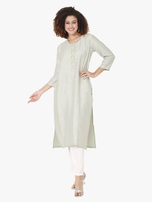 White viscose Kurti 1