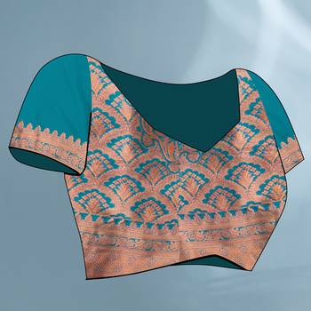 Purple polka paithani silk contrast zari woven saree with unstitched blouse 3