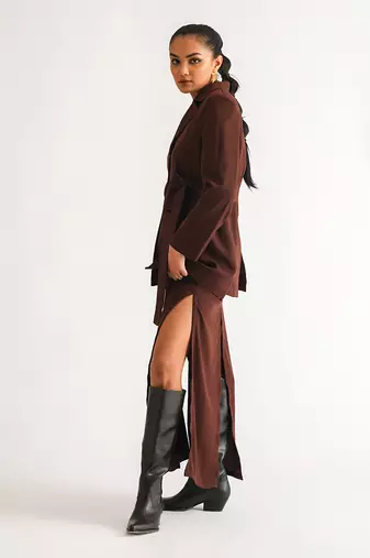 Wine moss crepe tops
