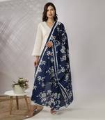 White embroidered straight kurta set