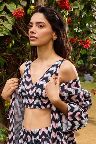 Multicolor cotton co-ord-set