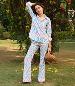 Multicolor cotton co-ord-set