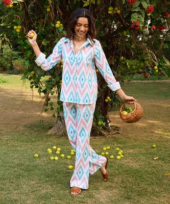 Multicolor cotton co-ord-set 2