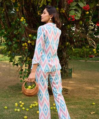 Multicolor cotton co-ord-set 5