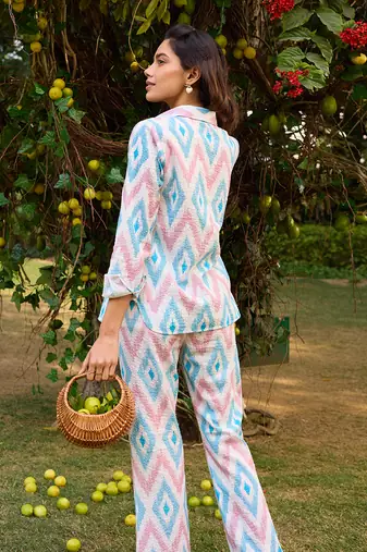 Multicolor cotton co-ord-set