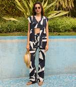 Black cotton santorini co-ord-set