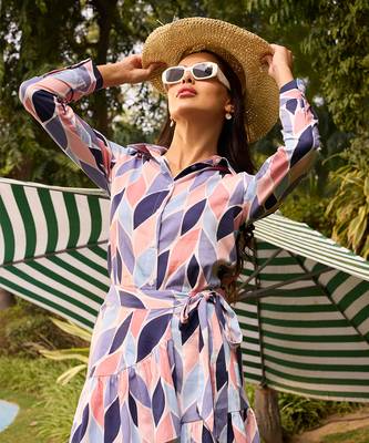 Blue cotton valencia co-ord-set 4