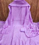 violet chanderi_silk embroidered dressmaterials Unstitched Salwar Suit