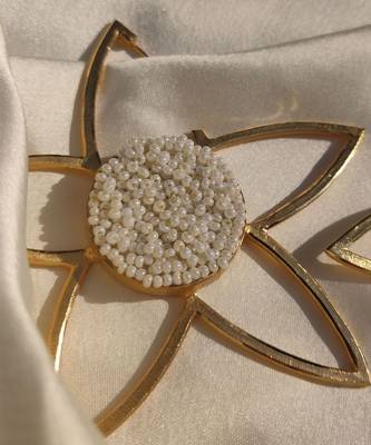 Full mogra frame hoops earrings 3