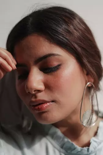 Mogra solid ovals earrings