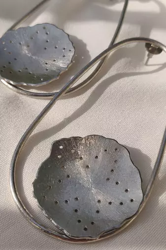 Mogra solid ovals earrings