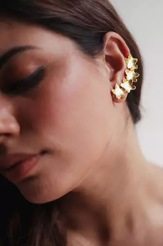 Mogra cuffs earrings