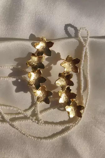 Mogra cuffs earrings