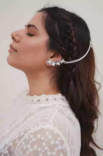 Mogra cuffs earrings